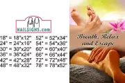 Massage 18 Photo-Realistic Paper Poster ad Non-Laminated Spa Foot Feet Vertical
