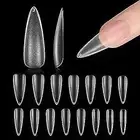 Medium Stiletto Fake Nail Tips, 360Pcs Matte Soft Gel X Medium Stiletto-360pcs