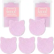 MEKK 400PCS Lint Free Cat Head Nail Wipes, Soft Non-Woven Fabric, Gentle & Effective Cleaning for Nail Polish, Lash Glue & Salon