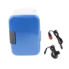 Fridge Portable Mini Plug in Plastic Blue Modern 12 V Free Stand Small 11 L 50 W