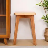 在飛比找momo購物網優惠-【AOTTO】現代簡約質感櫸木餐椅-2入(餐椅 椅凳 化妝椅