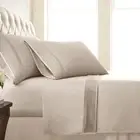, Inc. Queen Bed Sheets deep Pocket Set with 21" Deep Queen Fitted Sheet, Pil...