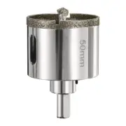 Diamond Drill Bit Hole Saw 2"(50mm) Tile Drilling Tool with Guiding Drill Bit