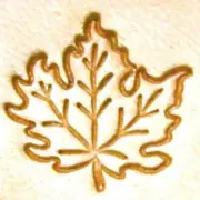 Craft Sha Leathercraft Stamping Tool 14x14mm L791 Maple Leaf Leather Stamp Punch