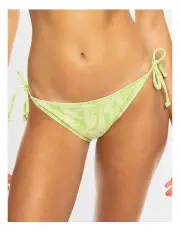[Roxy] Solaria Moderate Coverage Bikini Bottoms in Green