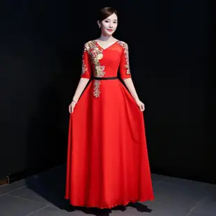 【Very Buy 非常勸敗】大合唱團演出服女長裙2023朗誦表演服裝主持晚禮服宴會洋裝