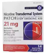 Habitrol® Step 1 Nicotine Patch 21 mg 14 PATCHES Exp: 2/2026+ (Pack of 3)