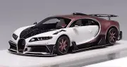 1/43 T&P Bugatti Chiron Mansory Centuria în White and Pink 99 pieces