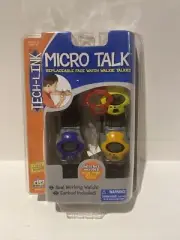 Dsi Tech-Link Micro Talk Watch Walkie-Talkies W/Replaceable Faces - NEW - 2002