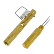 Fishing Line Knot-tying Tool Tied Hook Manual Dual Needle Wire Fishing T;;^