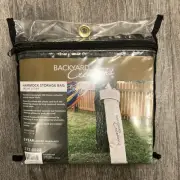 Deluxe Hammock Storage Bag Sack Backyard Creations Heavyweight 62”X13” Cord Lock