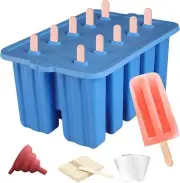 Moldes De Silicona Para Paletas, Moldes Reutilizables De Grado Alimenticio