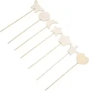 ERINGOGO Wooden Wand Set Kit for Boys and Girls 14pcs Decorations Craft Supplies