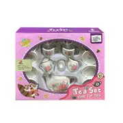 15pc Toys For Fun Porcelain Painted Craft Tea Set Kids/Children Toy Assorted