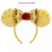 DISNEY Belle Beauty And The Beast Mickey Ear Headband for Adults NEW!