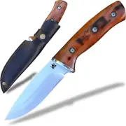 BPS Knives Adventurer - Bushcraft Knife - Fixed-Blade Carbon Steel Knife with...