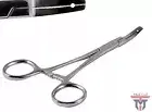 Dermal Anchor Holder 5.5" Body Piercing Forceps 1.7mm Hemostat Clamp Tool
