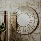 large classical Hampton CONTEMPORARY GOLD MIRROR 80cm diameter NEW
