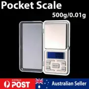 DIGITAL POCKET SCALES JEWELLERY LAB WEED milligram micro mg 0.01g to 500 Grams