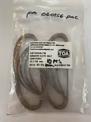 330mm x 10mm Sanding Belts (qty 50) Grit 80