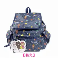 在飛比找蝦皮購物優惠-Lesportsac x Line Friends 牛仔熊大