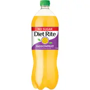 Diet Rite Soft Drink Passionfruit Bottle 1.25l