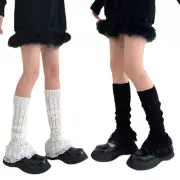 Women Winter Knee High Crochet Leg Warmers Ankle Warmers Knee Warmers Boot Cuffs