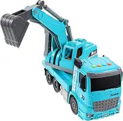 LALADEFIEE Car Excavator Model with Inertial Engineering Truck for Wear Resistant Plaything to Stimulate Imagination and Hand Eye Coordination