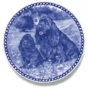 Sussex Spaniel - Dog Plate made in Denmark from the finest European Porcelain
