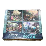 Disney Thomas Kinkade Puzzles Set of 4