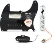 920D Custom Mason Style Loaded Nashville Telecaster Pickguard - Black
