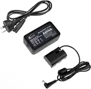 [GLORICH] ACK-E6 AC Power Adapter DR-E6 DC Coupler LP-E6 LP-E6N Dummy Battery Power Supply Kit for Cameras Canon EOS R6 R5 R 90D 80D 7D Mark II 7D 70D 6D 60D 5D Mark IV 5DS with Fully-Decoded Smart Chip