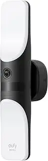 [Eufy] Security Wired Wall Cam S100, 2K Floodlight Camera, Porch Light with Security Camera Outdoor, 1200-Lumen, Motion Activated RGB Light, AI Detection, IP65 Waterproof