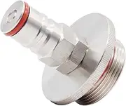 Brewing Tools 2/3.6/4/5L Mini Keg Stainless Screw Cap Single Wall Refillable Portable Craft Brewing Accessory(Cap with Post)