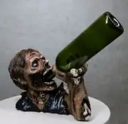 Ebros Spooky Walking Undead Zombie Drinking Wine Bottle Holder
