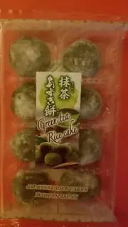 3 PACK GREEN TEA JAPANESE RICE CAKE MOCHI DAIFUKU ICHIGO 7.4OZ EACH