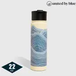 UNITED BY BLUE 22OZ 不鏽鋼保溫瓶 707-279｜609-海浪-米 (650ML)