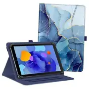 Universal Case for 9 10 10.1 inch Tablet - [Hands Free] Multi Ocean Marble