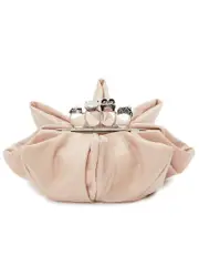 Alexander Mcqueen Skull Four-Ring Flower Clutch