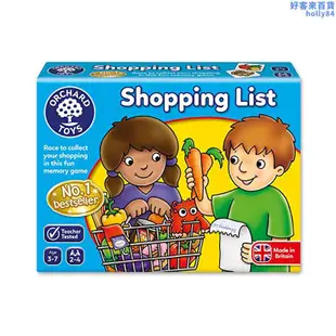 英國orchard toys 購物清單shopping list 巴士站臺兒童桌遊