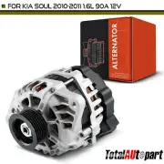 1 Pcs Alternator for Kia Soul 2010-2011 1.6L 90A 12V Clockwise 6-Groove Pulley (for: Kia)