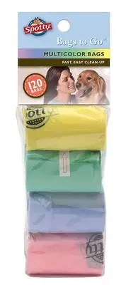 Leak-Proof, Easy Tear Off Refill Rolls, Disposable Pet Dog Poop Bags to Go fo...