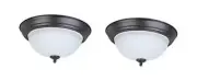 Aspen Creative 63017-22A LED Dimmable Flush Mount Ceiling Light Fixture,