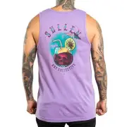 Sullen Men's Deadly Cocktail Aster Purple Tank Top Shirt (ASTP)