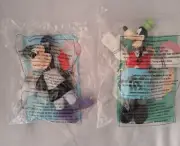 2001 McDonalds, Minnie Mouse and Goofy, New in Original Package, Lot of 2