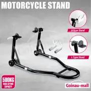 Motorcycle Stand Rear Motorbike Back Wheel Lift Heavy Duty Paddock Carrier 500KG