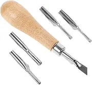 TEHAUX Pottery Set 6pc Clay Sculpture Tools Polymer Clay Set Trimming Tools for DIY Pottery Craft