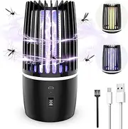 LELYFIT Electric Mosquito Repellent, Portable Bug Zapper for Outdoor Camping, Lightweight Insect Catcher, 360° Suction to Catch Flying Insects, USB Charging, 4000 mAh Mosquito Killer Lamp
