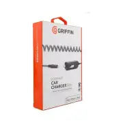 GRIFFIN POWER JOLT SE CAR CHARGER BUILT-IN LIGHTNING CABLE MFI-CERTIFIED GC39939