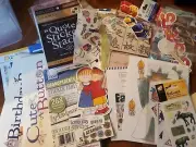 Scrapbook Sticker & Embellishment Lot